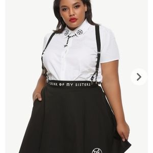 Hot Topic The Craft Suspender Skirt